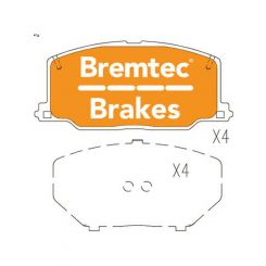 Bremtec Trade Line Brake Pad