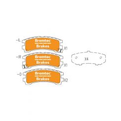 Bremtec Trade Line Brake Pad