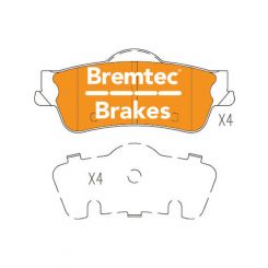 Bremtec Pro-Series Brake Pad