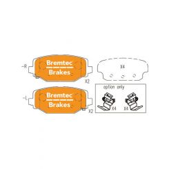 Bremtec Pro-Series Brake Pad