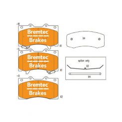 Bremtec Pro-Series Brake Pad