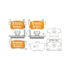 Bremtec Trade Line Brake Pad