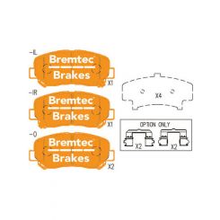 Bremtec Pro-Series Brake Pad