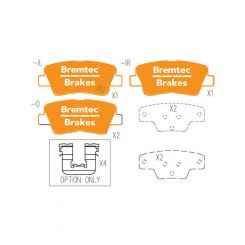 Bremtec Pro-Series Brake Pad