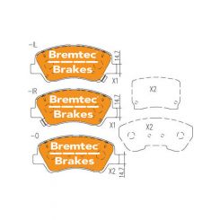 Bremtec Pro-Series Brake Pad