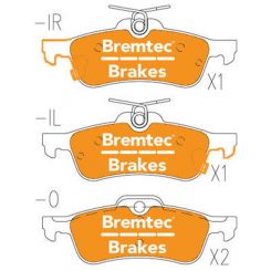 Bremtec Trade Line Brake Pad