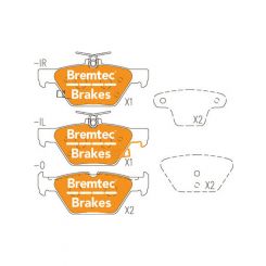 Bremtec Pro-Series Brake Pad