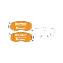 Bremtec Evolve Hybrid-Carbon Brake Pad