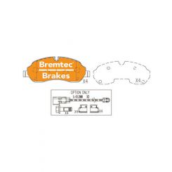 Bremtec Pro-Series Brake Pad