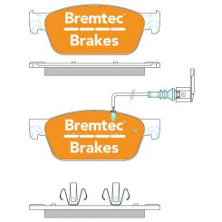 Bremtec Pro-Series Brake Pad