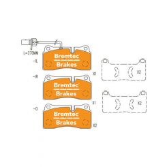 Bremtec Evolve Hybrid-Carbon Brake Pad