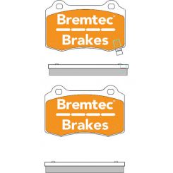 Bremtec Evolve Hybrid-Carbon Brake Pad