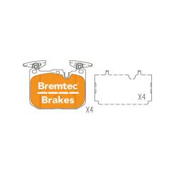 Bremtec Evolve Hybrid-Carbon Brake Pad