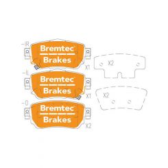 Bremtec Pro-Series Brake Pad
