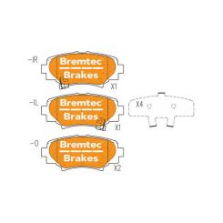 Bremtec Pro-Series Brake Pad