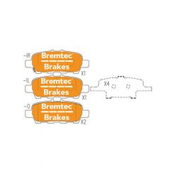 Bremtec Pro-Series Brake Pad