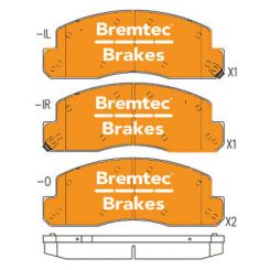 Bremtec Pro-Series Brake Pad