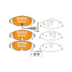 Bremtec Pro-Series Brake Pads