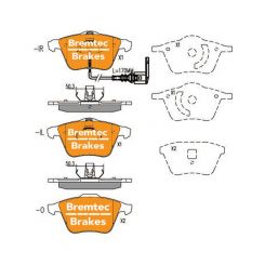 Bremtec Evolve Hybrid-Carbon Brake Pad