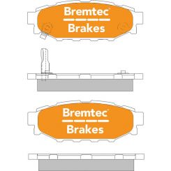 Bremtec Evolve Hybrid-Carbon Brake Pad