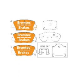 Bremtec Pro-Series Brake Pad