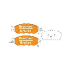 Bremtec Trade Line Brake Pad