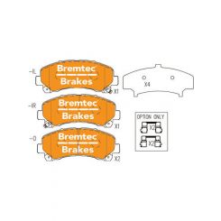 Bremtec Pro-Series Brake Pad