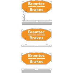 Bremtec Pro-Series Brake Pad