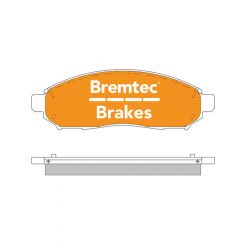 Bremtec Evolve Hybrid-Carbon Brake Pad