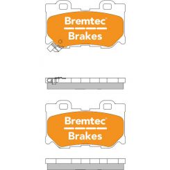 Bremtec Evolve Hybrid-Carbon Brake Pad