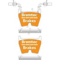 Bremtec Evolve Hybrid-Carbon Brake Pad