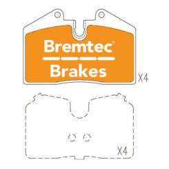 Bremtec Endure 4WD Brake Pad