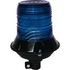 Star LED Blue Beacon 9-32V Pole Din Mount 12 Strobe 1 Rotate