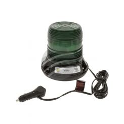 Star LED Green Beacon 9-32V Magnet Mount W/Cig Plug 12 Strobe 2 Rot