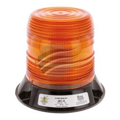 Star LED Amber Beacon 9-32V 3 Bolt Polyc Mount 12 Strobe 2 Rotate