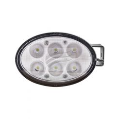 Ignite LED Oval Worklamp Spot Beam -10 60V 60W 6 Led's Black 6600