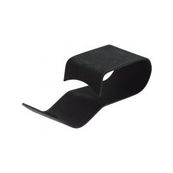 Jaylec Pck 10 Black Steel Chassis Clip Large 15-20mm Cable 22.5mm Int