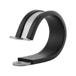 Kale Pack 10 P Clip 30mm Stainless Steel Metal Rubber