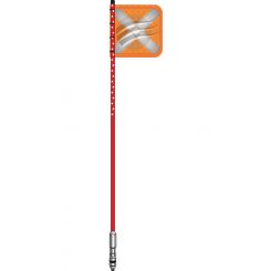 Jaylec LED Lightstick 1.2M 24V, Refl Flag, Half LED Strip, Q/R