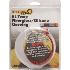 DCI Silicone Sleeving Red Temp Range Upto 260C 22mm Dia 1.2M Length