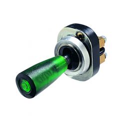 Hella Toggle Switch On-Off-On Green Illuminated Flasher Switch