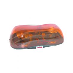 Britax Amber Mini Halogen Lightbar 12V Single Bolt Mount