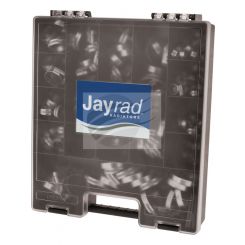 Jayrad Hose Clamp 9 & 12mm Band Assortment 180 Pce Full S/S Ferritic