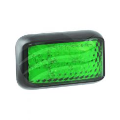 Autolamps Lamp Green LED Courtesy 12/24V 4 Green Leds w/ 40Cm Wire Pck