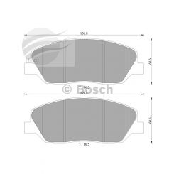 Bosch Brake Pad Front Set