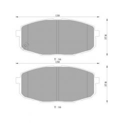 Bosch Brake Pad Front Set