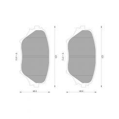 Bosch Brake Pad Front Set