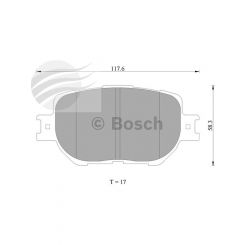 Bosch Brake Pad Front Set
