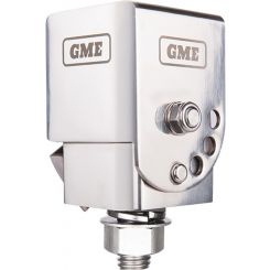GME Fold-Down Foldable Silver Antenna Mounting Bracket Suit UHF Bullbars