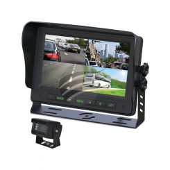 Gator 7" Heavy Duty 4 Quad Monitor HD Panel With SD Camera